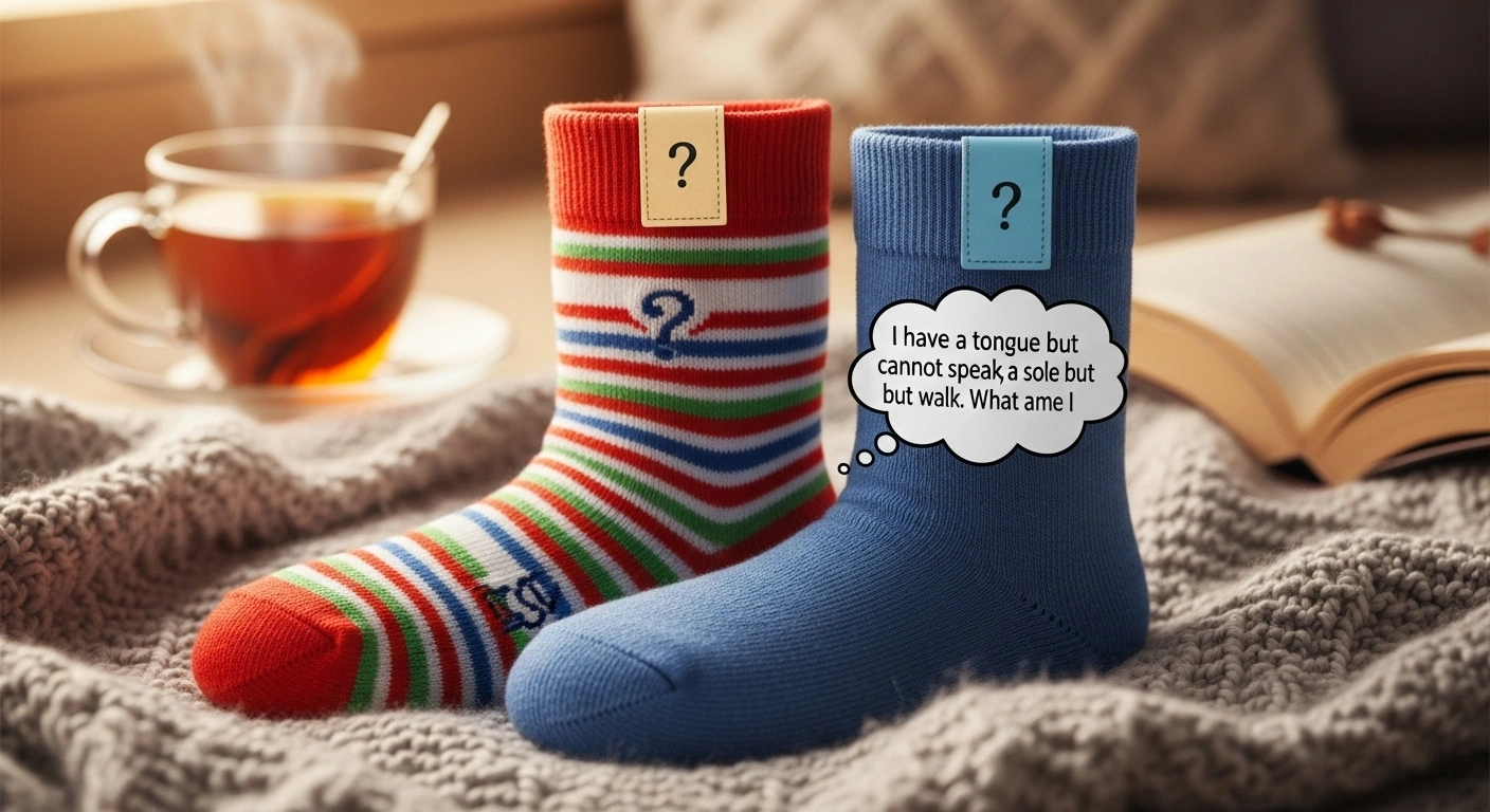 218+ Sock Riddles Clever Clues for Your Footwear Fun 2026 - Riddle Brain