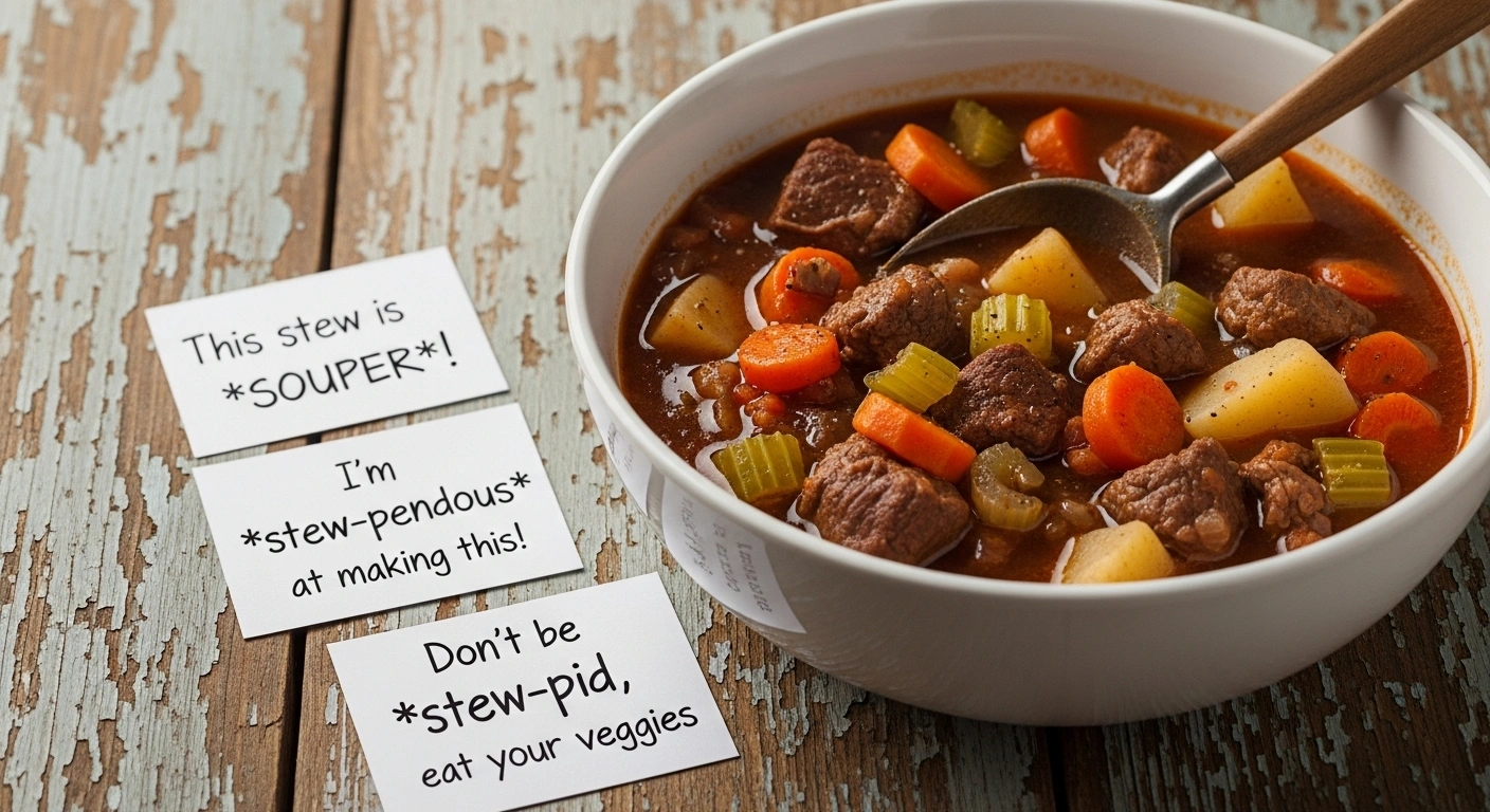 Stew Tweet 208+ Funny Stew Puns That Are Simply Soup-er Delicious - Riddle Brain