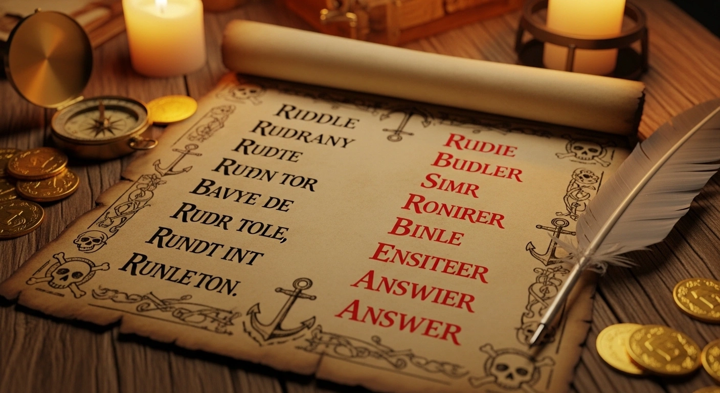 Playful Pirate Riddles