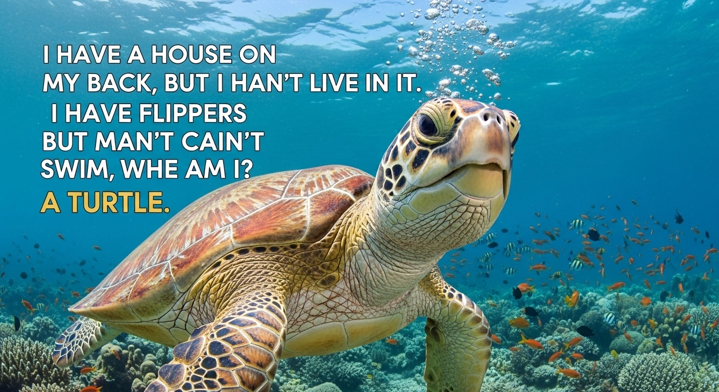 Trick & Clever Turtle Riddles