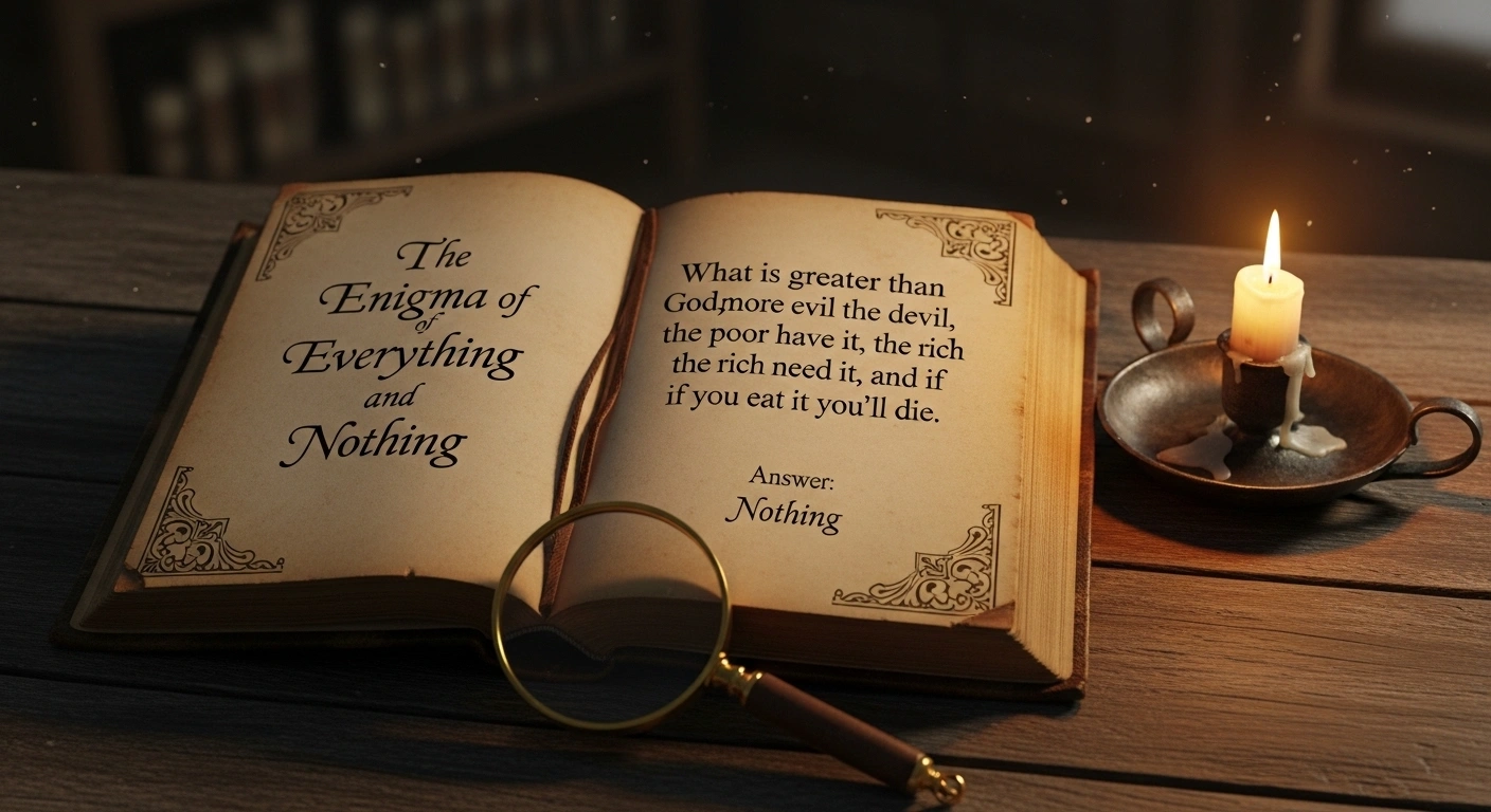 Tricky Best Riddles About Nothing