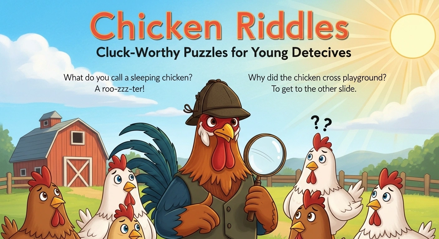 381+ Best Chicken Riddles That Are Funny, Clever & Egg-citing - Riddle ...