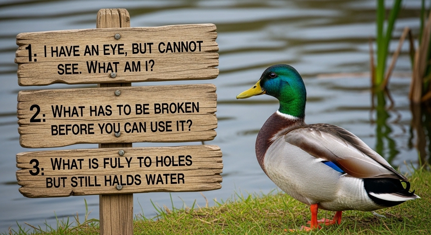M R Ducks Riddle Picture 213+ Funny Duck Riddles with Answers for Kids & Adults - Riddle Brain