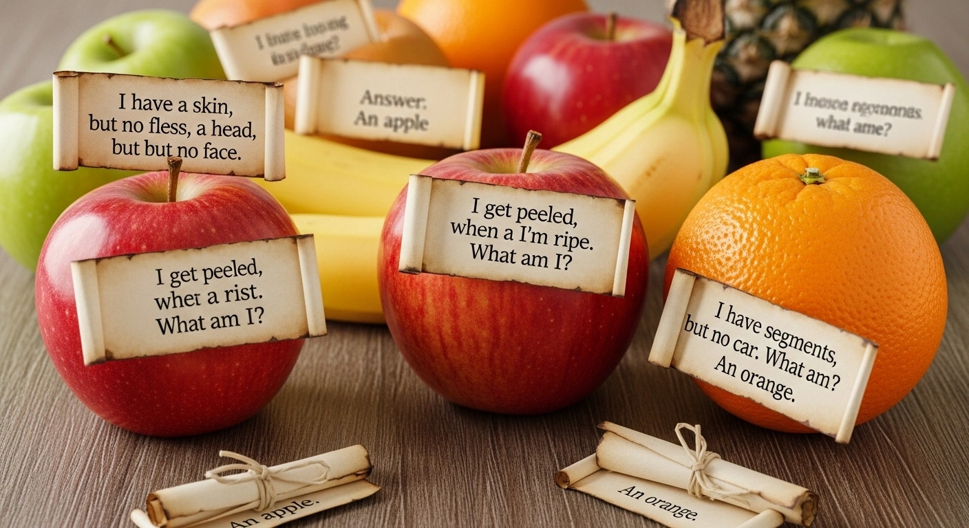 Rick Riddle 299+ Fun Fruit Riddles with Answers for Kids and Adults - Riddle Brain
