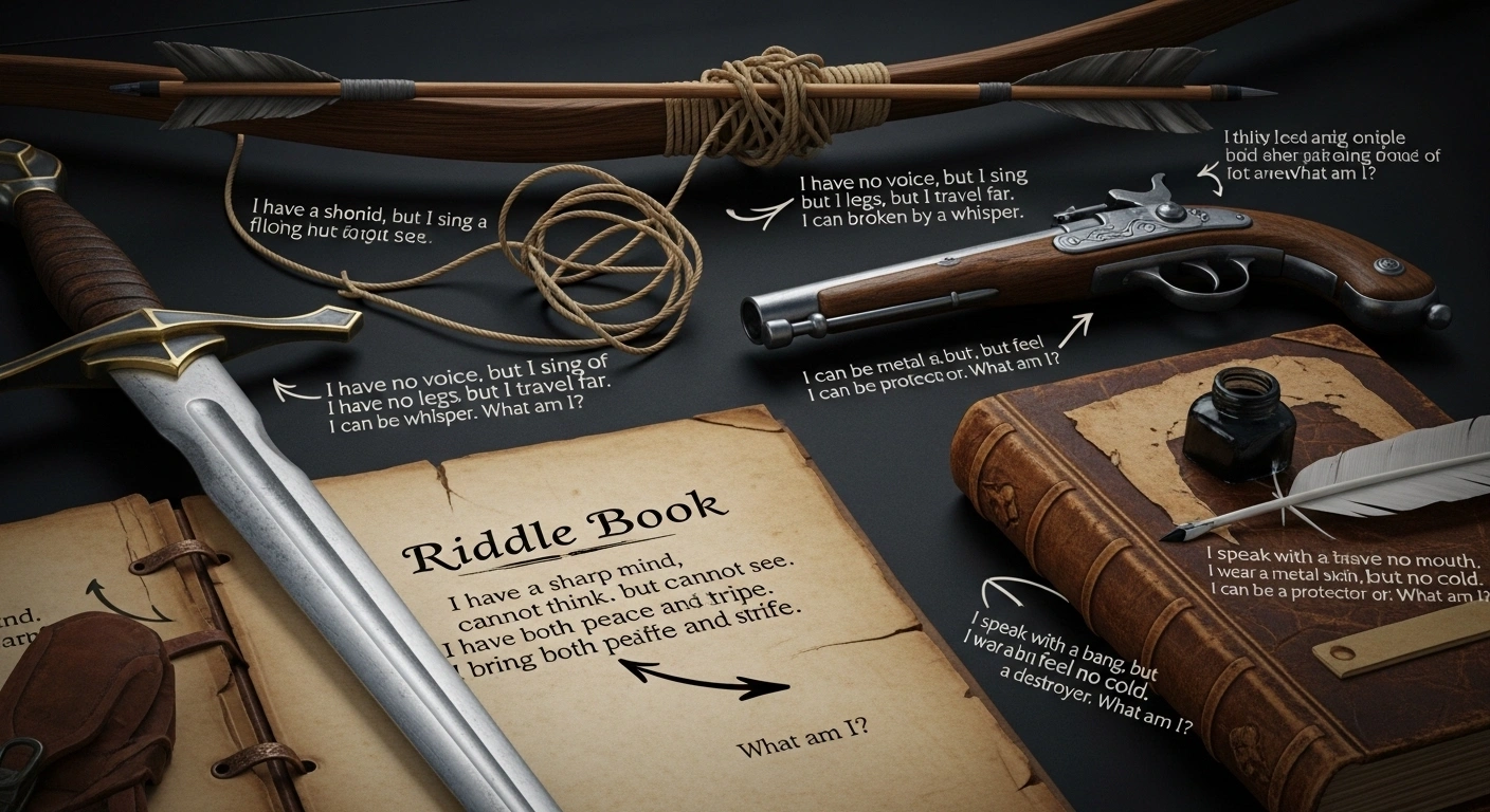 Shooting Riddle 337+ Weapon Riddles with Answers Hard Brain Teasers for Adults - Riddle ...