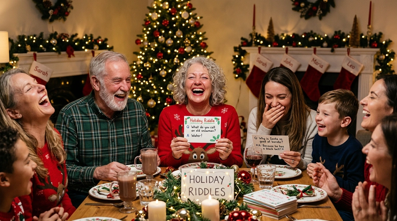 10 Christmas riddles with answers