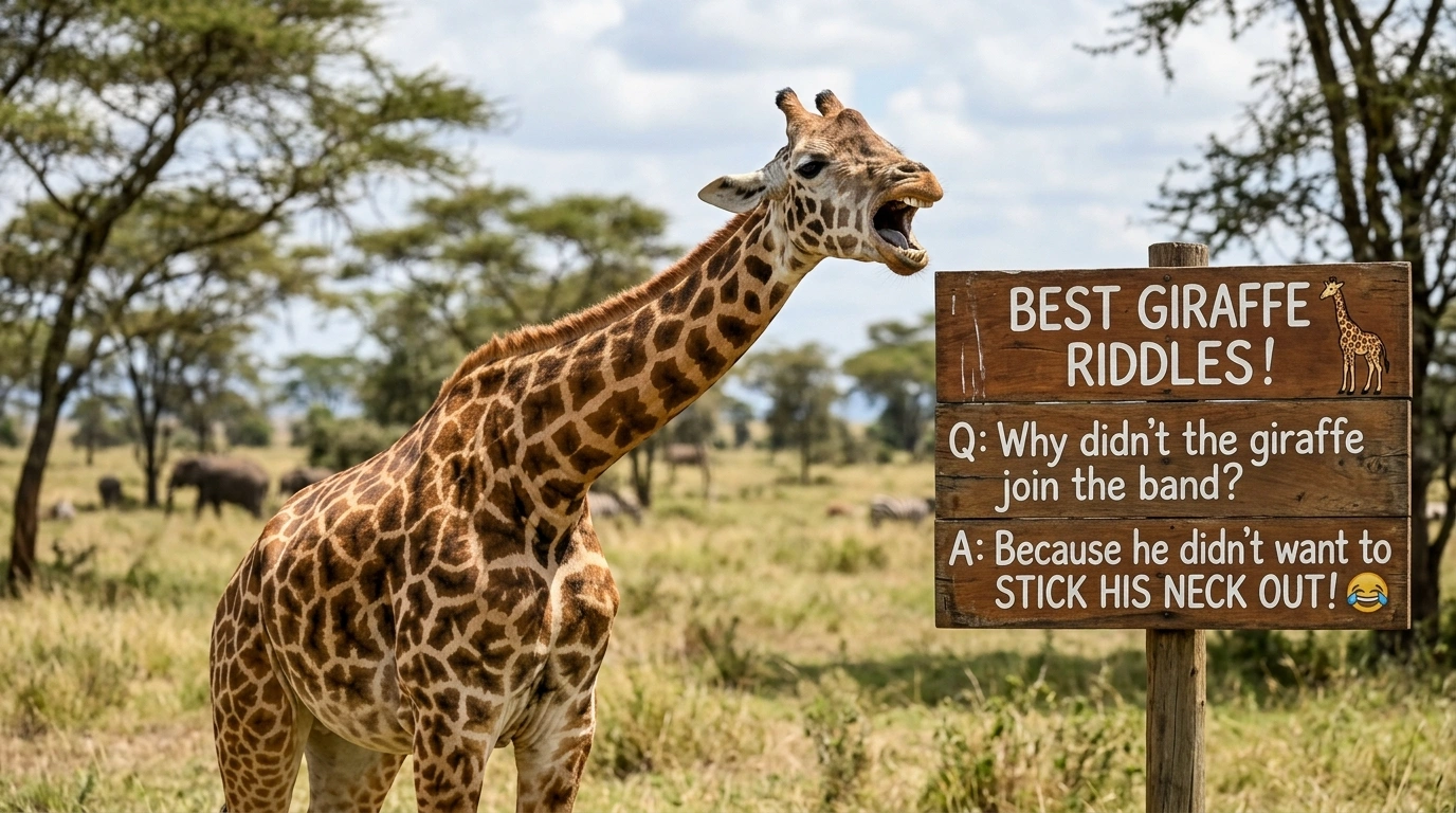 Best Giraffe Riddles with Answers