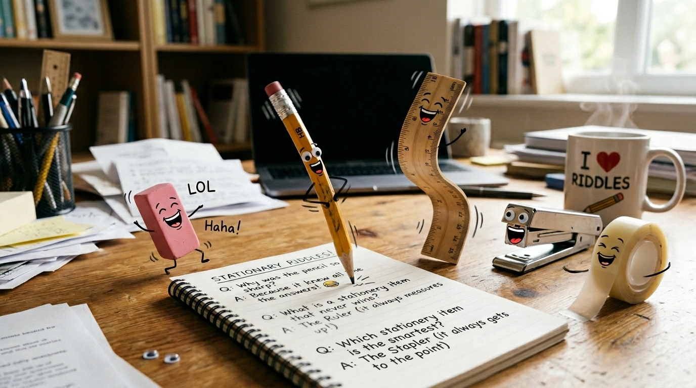 Best Stationery Riddles with Answers