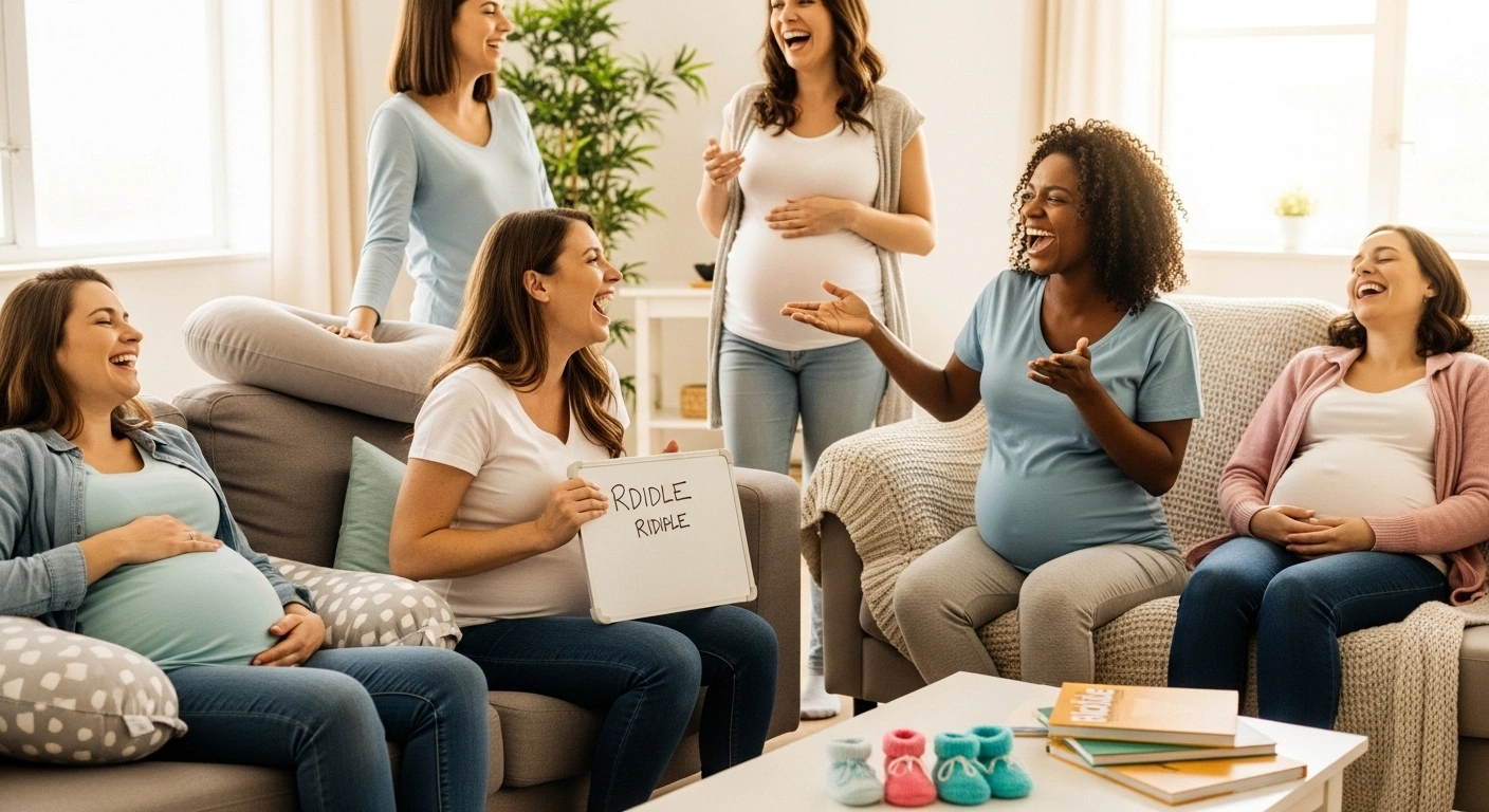 Clever pregnancy riddles for adults