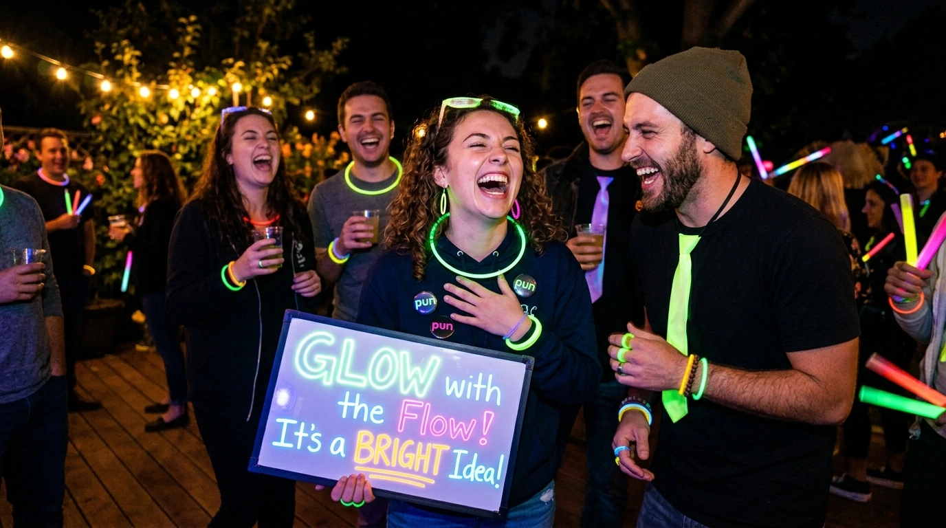 Glow puns one liners