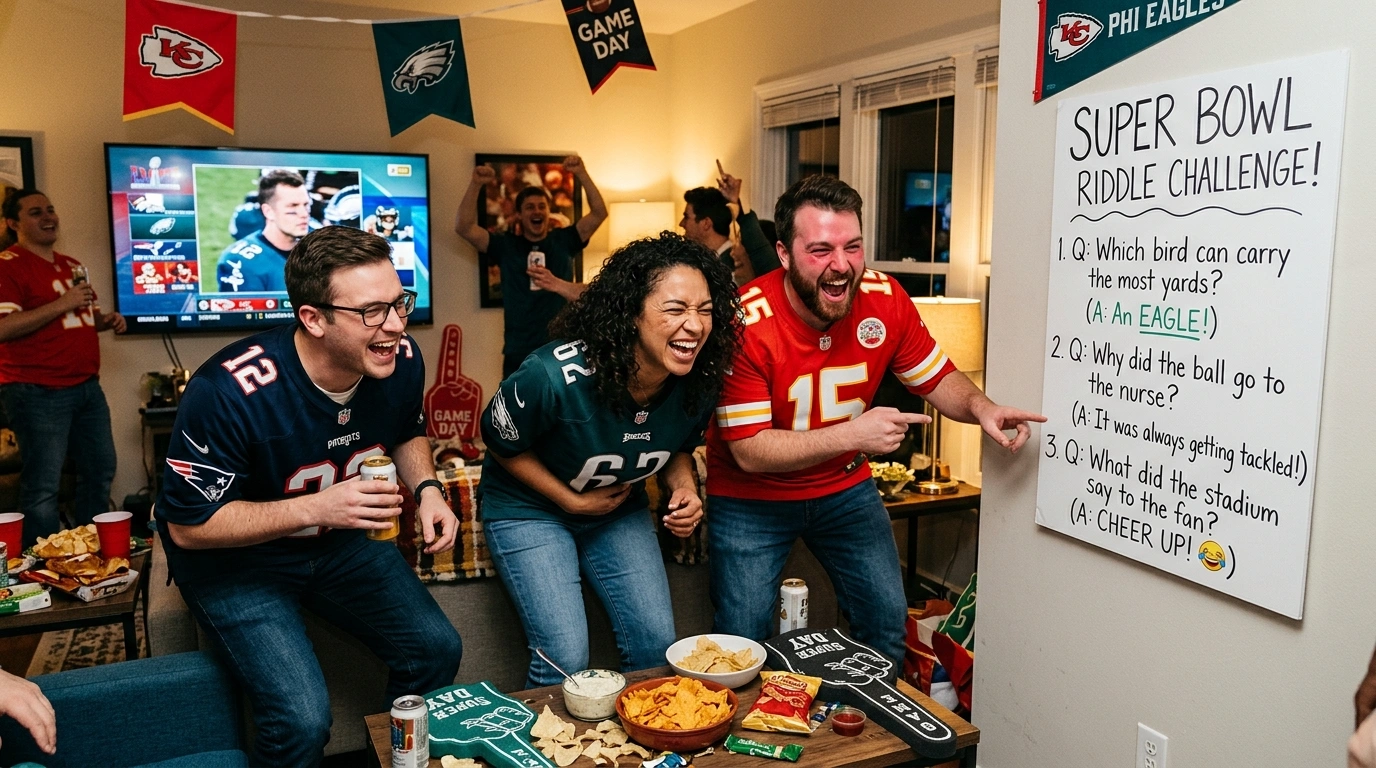 Super Bowl Riddles with Answers
