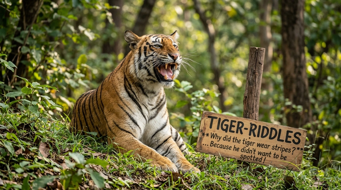 Wildlife Tiger Riddles with Nature Vibes