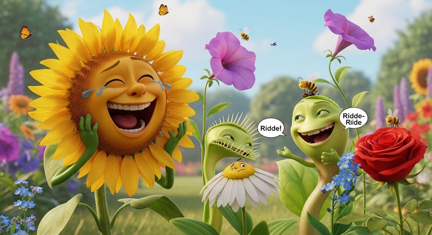 Flower Riddles with Answers