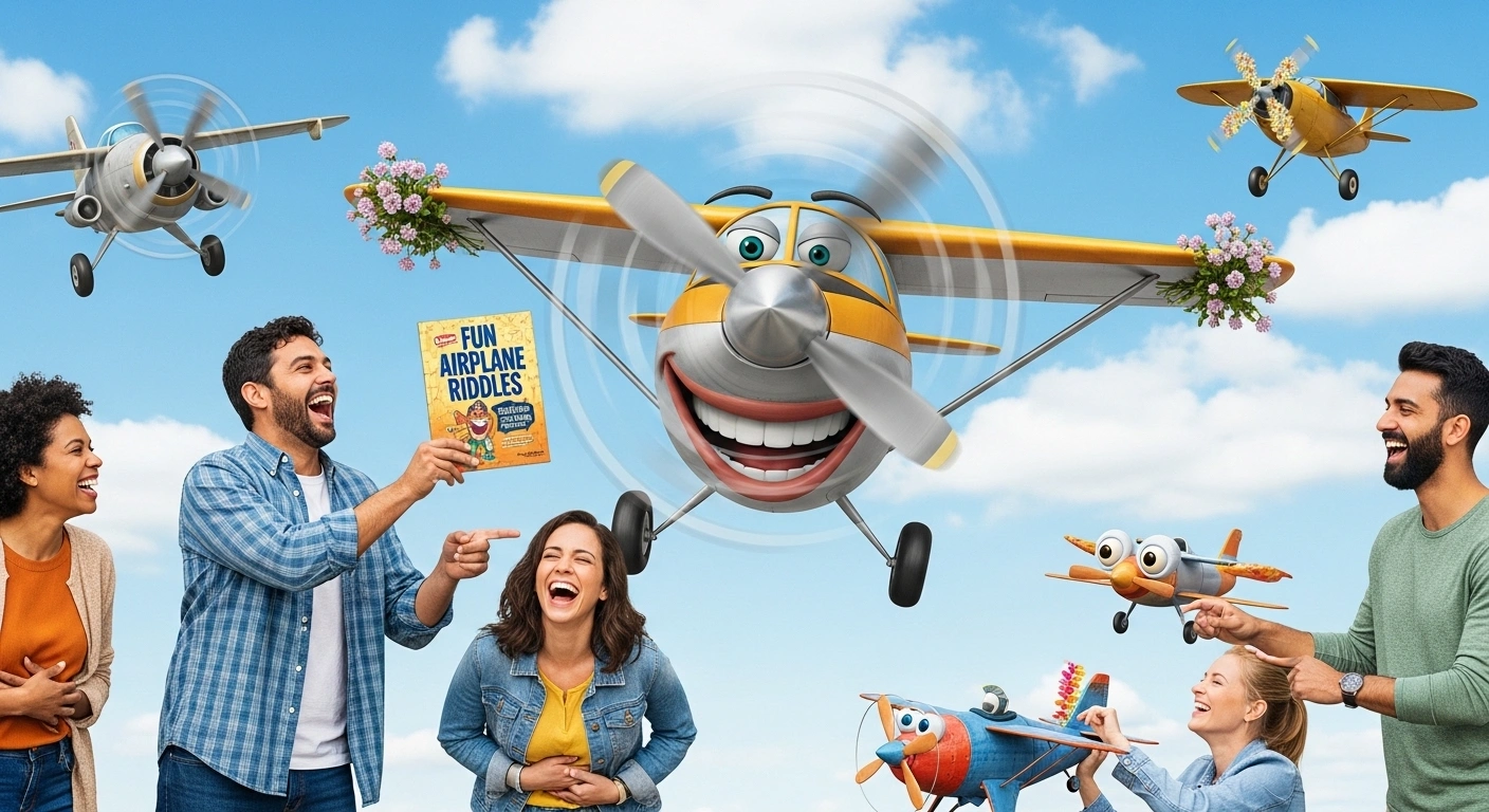 Fun airplane riddles with answers
